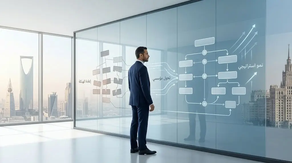 إنفوجرافيك يوضح أهمية هيكلة الشركات لعام 2026 - AFW Arabian