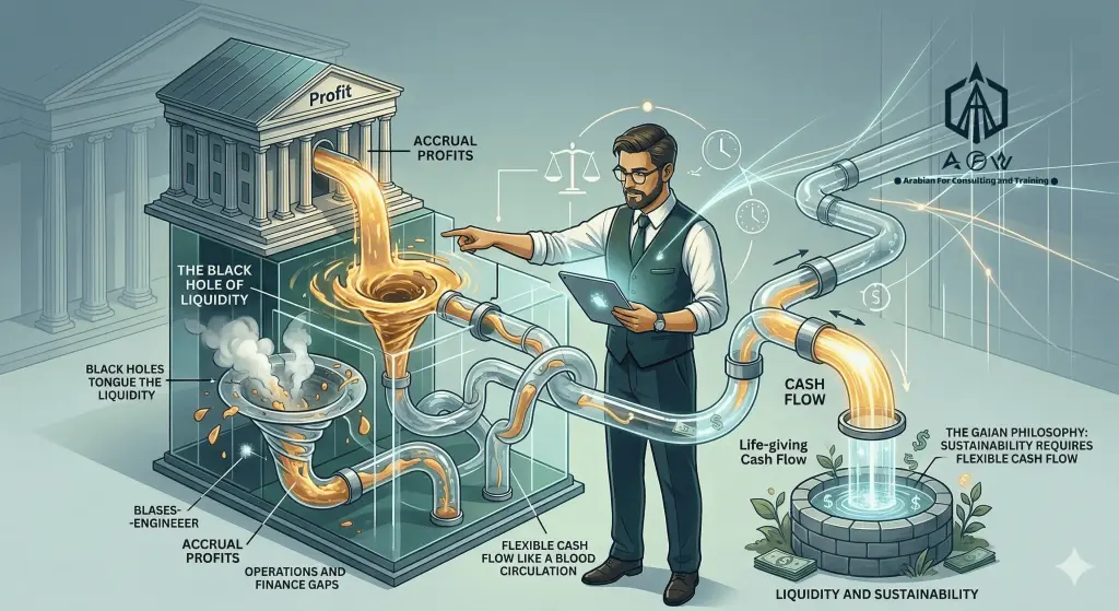 أزمة السيولة المالية للشركات: تحليل د. مصطفى عبده للفرق بين الربح والسيولة